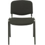PIQUERAS Y CRESPO Alcaraz Silla Confidente Apilable con Asiento Tapizado ARAN Negro